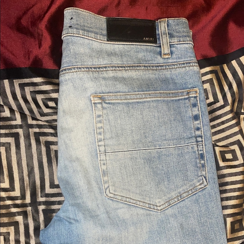 AMIRI Faded Blue Men's Jeans